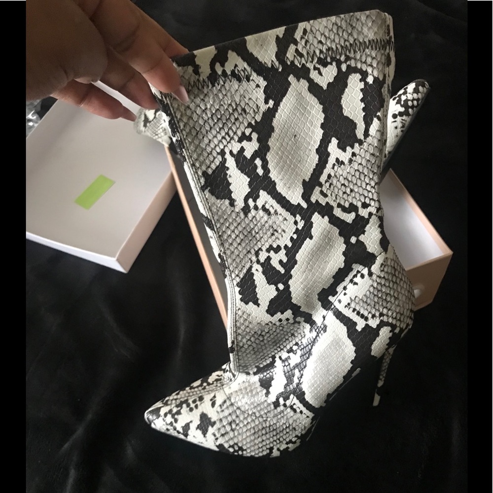 Snakeskin heels